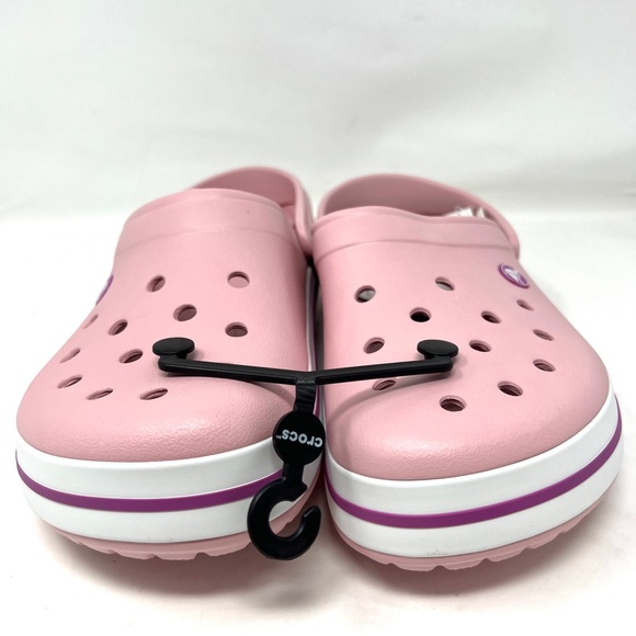 Crocs Crocband Relaxed Fit Women’s Pink Clogs - Picture 2 of 6